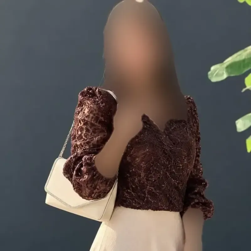 کیف مجلسی نگین کاری شده بند زنجیری رنگبندی