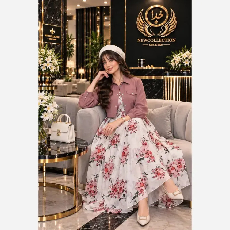 ست دیبا جنس زیره بوگاتی اعلا و رویه صوفیا اعلا سایز 38 تا 46 فری سایز