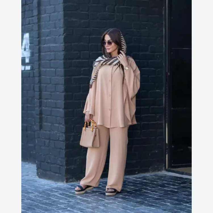 شومیز شلوار زنانه ابروبادی درجهیک سایز بزرگ تا 56