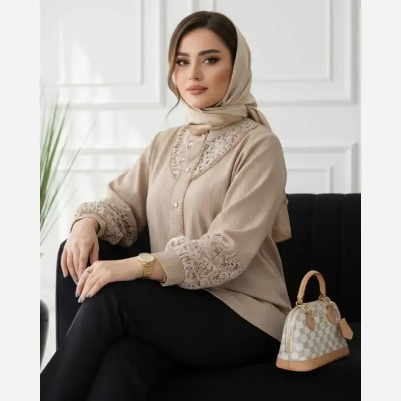 شومیز زنانه مدل ملورین توکی کراش سایز 38 تا 58